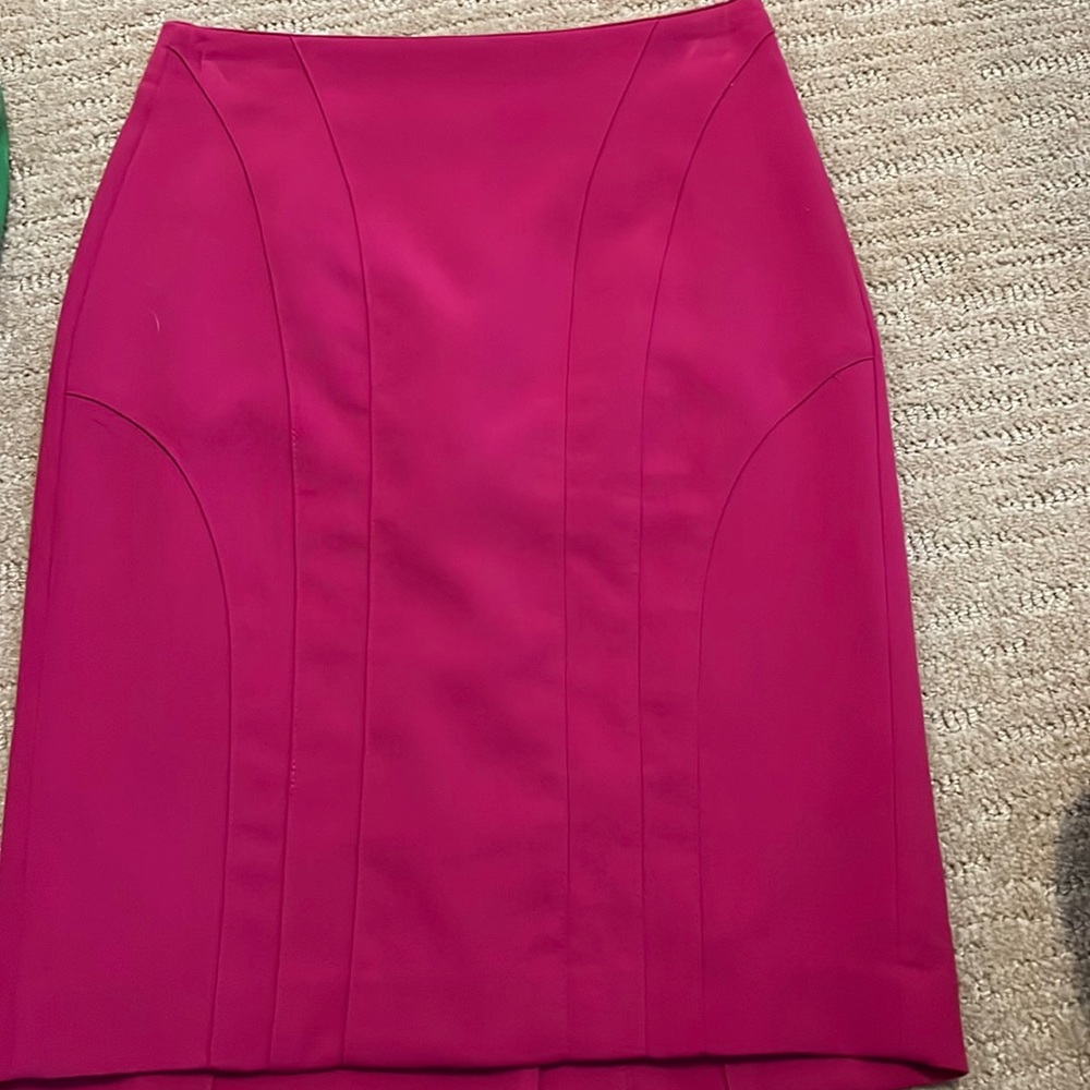 Banana Republic Magenta Pencil Skirt
